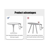 flynama Modern Round Multi-use Table