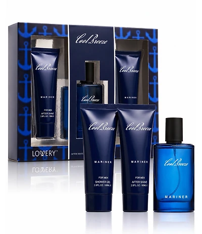 Lovery Cool Breeze Mens Beauty Spa Bath and Body Selfcare Gift Set