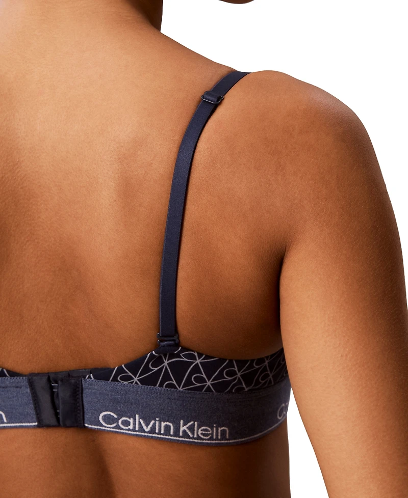 Calvin Klein Regular Icon Cotton-Modal-Blend Limited Edition Triangle Bra, QF9157
