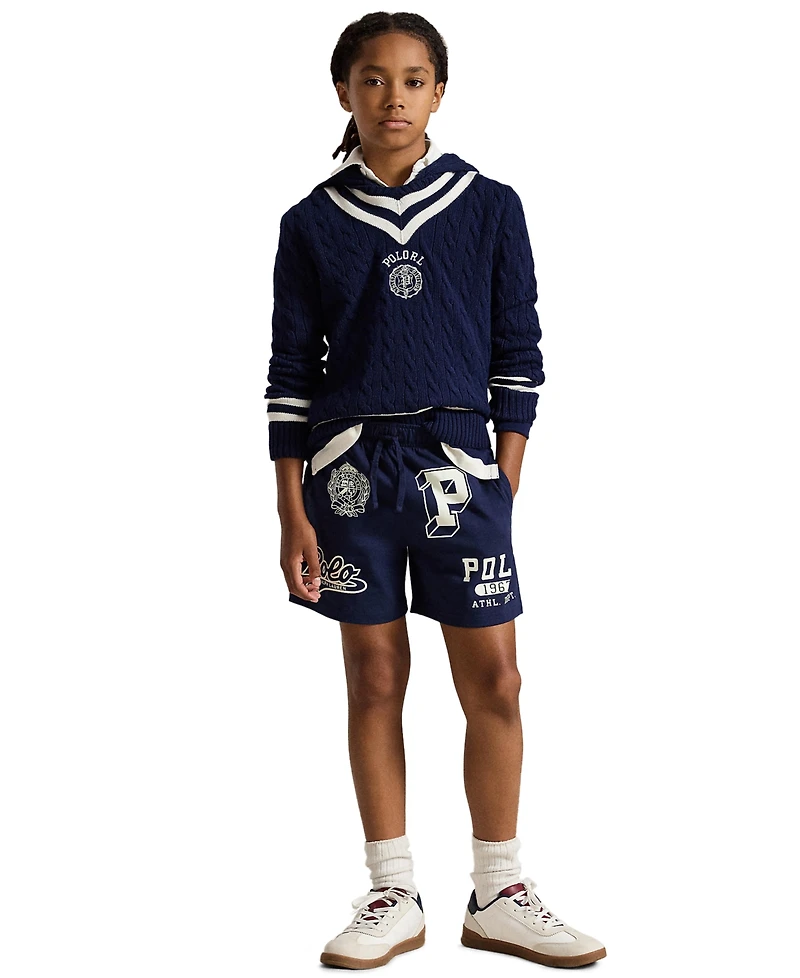 Polo Ralph Lauren Boys' 8-20 Cotton Jersey Graphic Shorts
