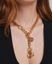 Kendra Scott Imitation Pearl Raina Charm Statement Necklace