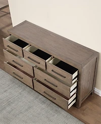 Adler 36" Plywood 7-Drawer Dresser, Macy's Exclusive