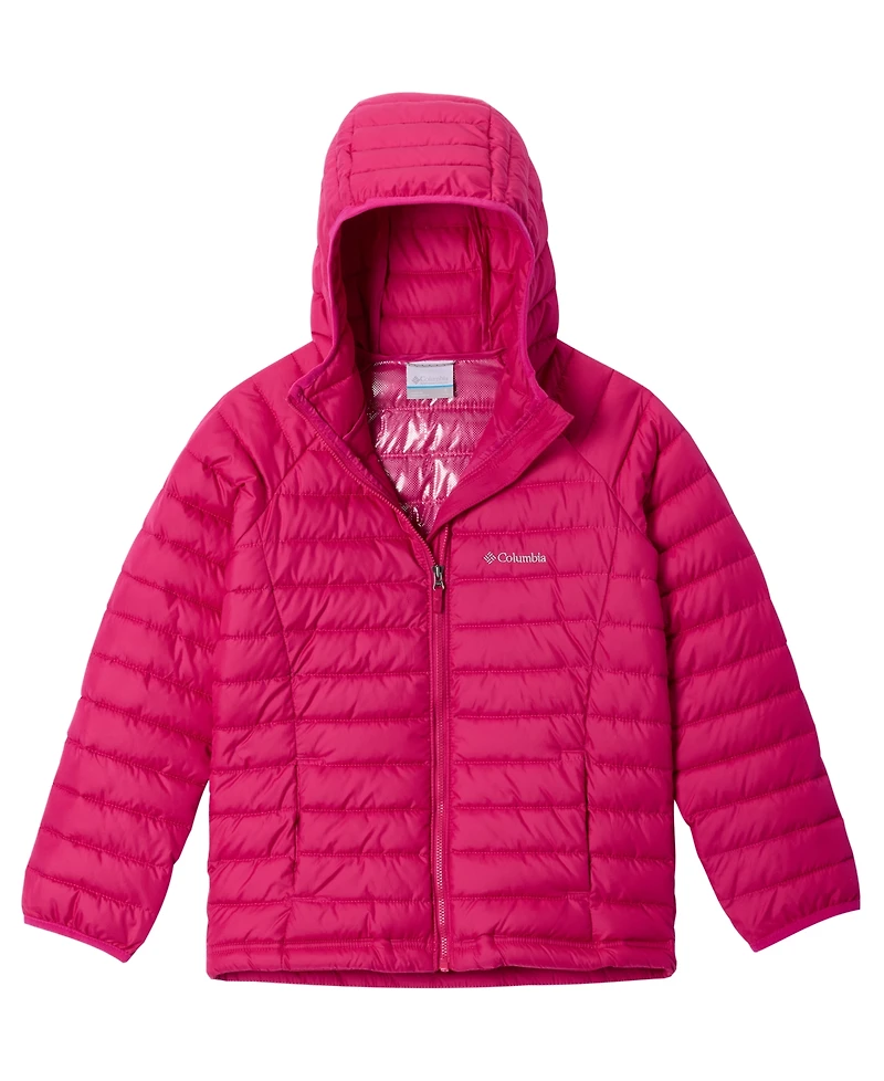Columbia Girls' 7-16 Full-Zip Powder Lite Ii Hooded Jacket