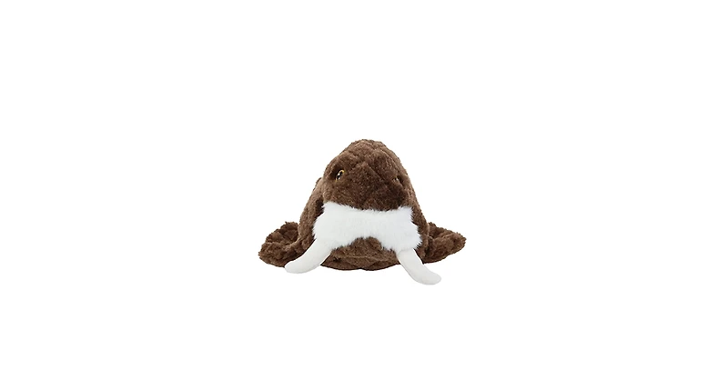 Mighty Arctic Walrus 2 Pack, Durable Plush Squeaky Dog Toy