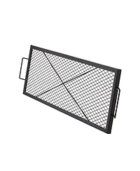 Vevor 44" Rectangle Cooking Grate Fire Pit Grill Grate X-Marks Heavy-Duty Steel