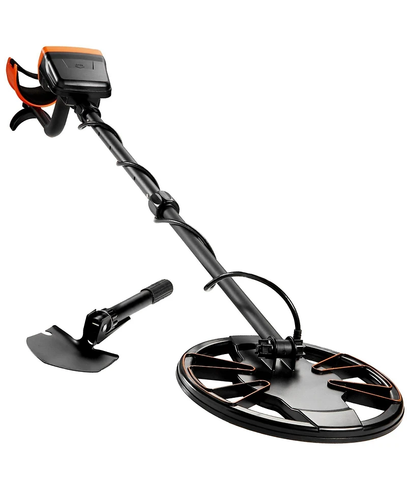 Sugift Metal Detector for Adults Kids 10in Waterproof Coil Lcd 7 Modes 41in-52in Stem 10in Depth