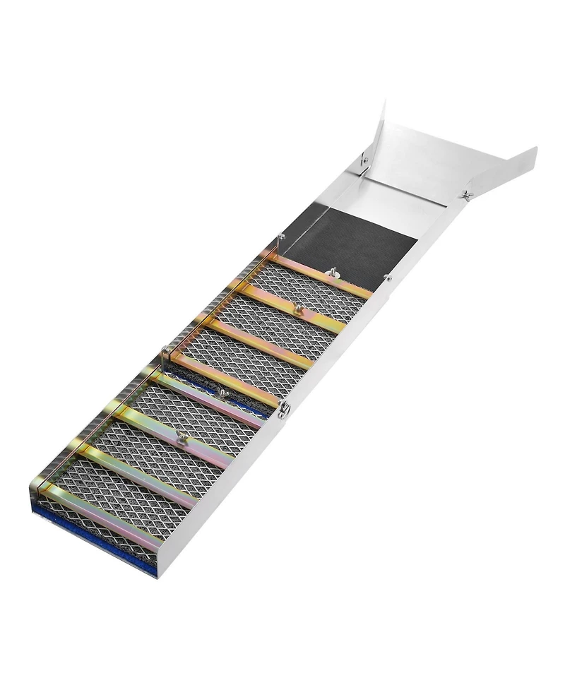 Sugift 50 Inch 23-Piece Folding Sluice Box Gold Panning Kit With Classifier Screen Magnet Backpack