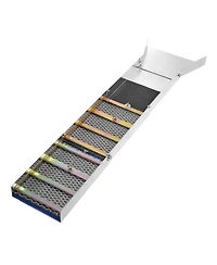 Sugift 50 Inch 23-Piece Folding Sluice Box Gold Panning Kit With Classifier Screen Magnet Backpack