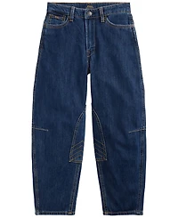 Polo Ralph Lauren Girls' 7-16 Curved Tapered Cotton Denim Jeans