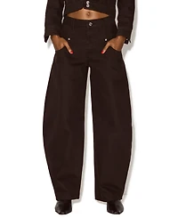 Steve Madden Women's Tribeca High-Waisted Wide-Leg Jeans