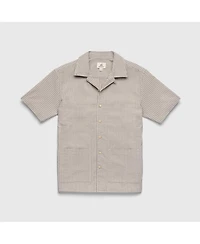 Surfside Supply Co. Men's Nate Crinkle Stripe Cabana Shirt
