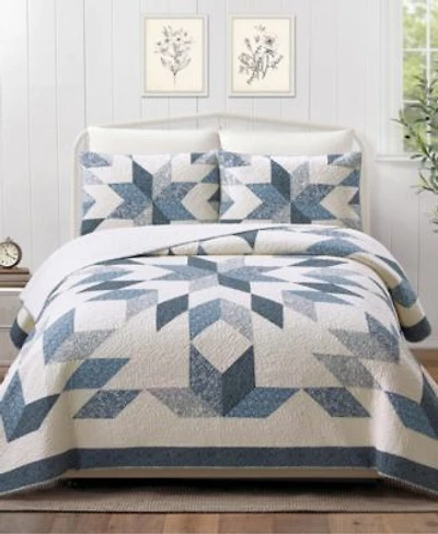 Modern Heirloom Bright Star Patchwork 3 Piece Quilt Sets