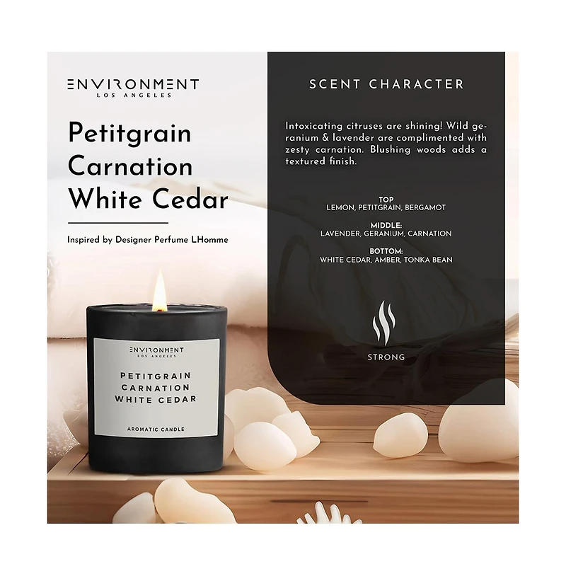 Environment 8oz Candle Inspired by Ysl L'Homme