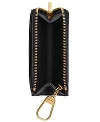 Coach Leather Essential Key Zip Card Case Wallet