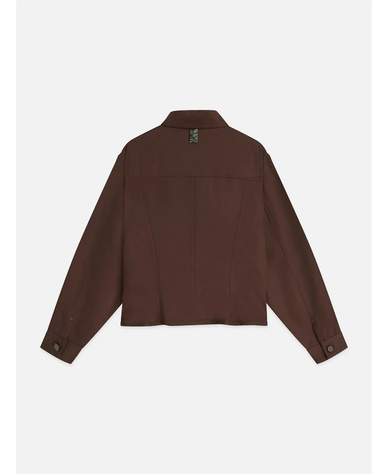 Scotch & Soda Women's Fitted Lyocell Trucker Jacket