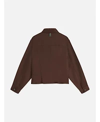 Scotch & Soda Women's Fitted Lyocell Trucker Jacket