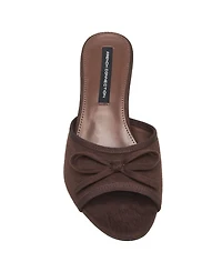 French Connection Women's Dotty Faux Suede Heel