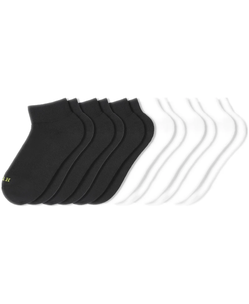 Hue Women's Quarter Top 6 Pack Socks