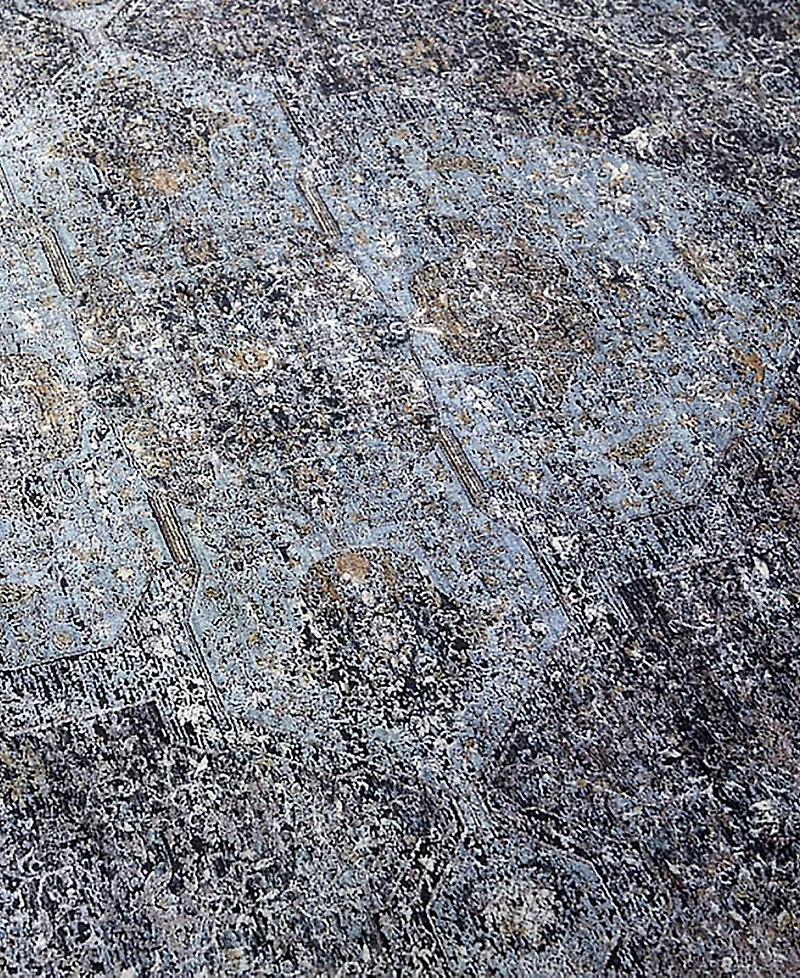 Feizy Sarrant R3963 Charcoal 2'8" x 8' Runner Rug