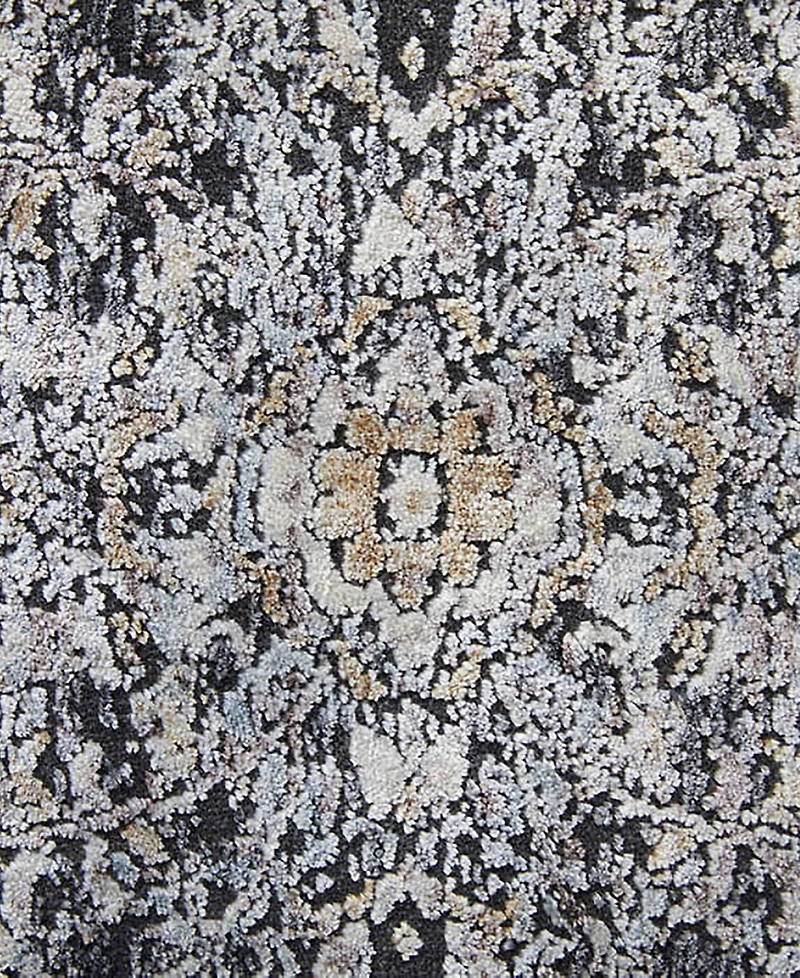 Feizy Sarrant R3963 Charcoal 2' x 3' Area Rug