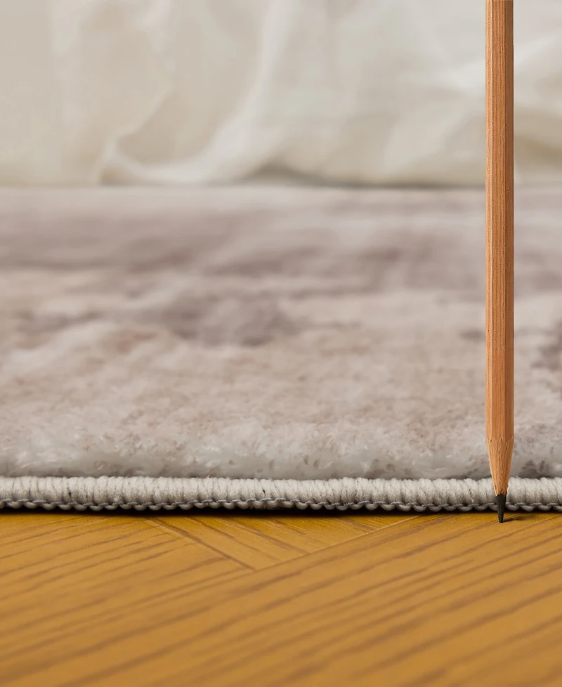 Mink Home Homewell Machine Washable MET8002 9'x12' Area Rug