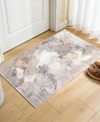 Mink Home Homewell Machine Washable HAM4001 2'x2'11" Runner Area Rug