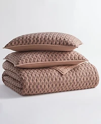 Oake Plum Floral 3-Piece Coverlet Set, King, Macy's Exclusive