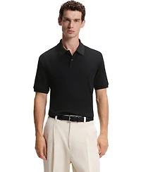 Boss by Hugo Men's Cotton Regular-Fit Patterned Collar Polo Shirt