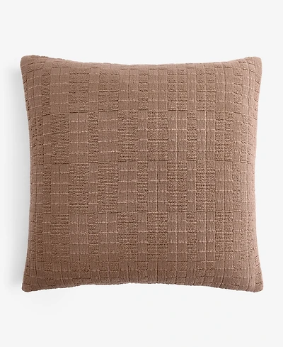 Oake Chunky Basketweave Macy's Exclusive Oeko-Tex Standard 100 Certified Decorative Pillow, 18" x