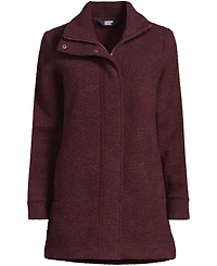 Lands' End Women's Tall Boucle Fleece Coat
