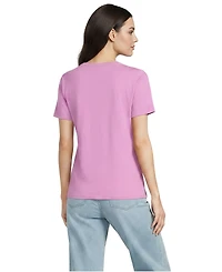 Lands' End Women's Tall Relaxed Supima Cotton Crew Neck T-Shirt