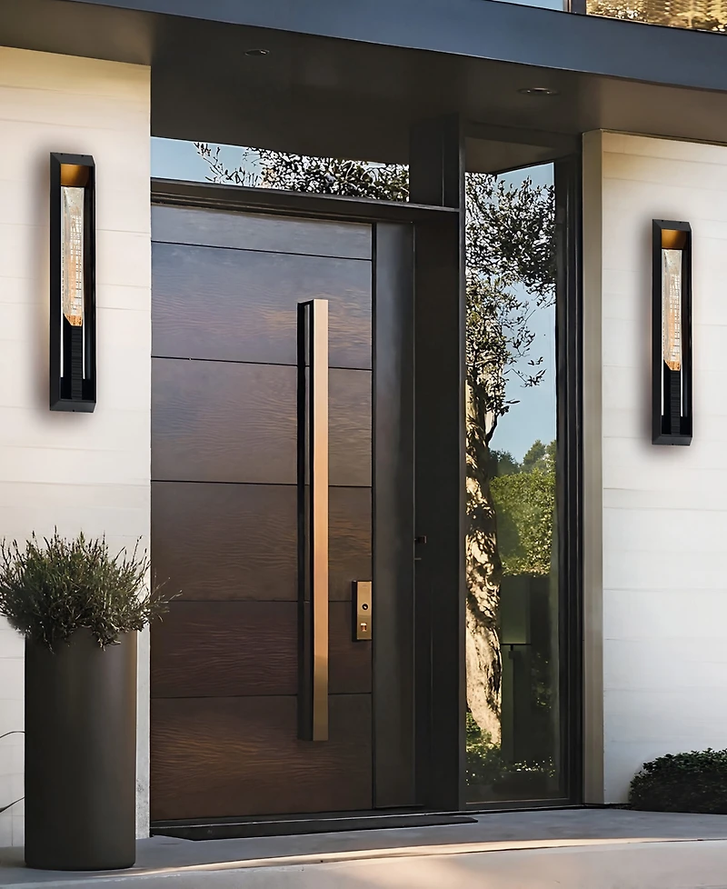 Cwi Lighting Petra 29" Metal Outdoor Sconce