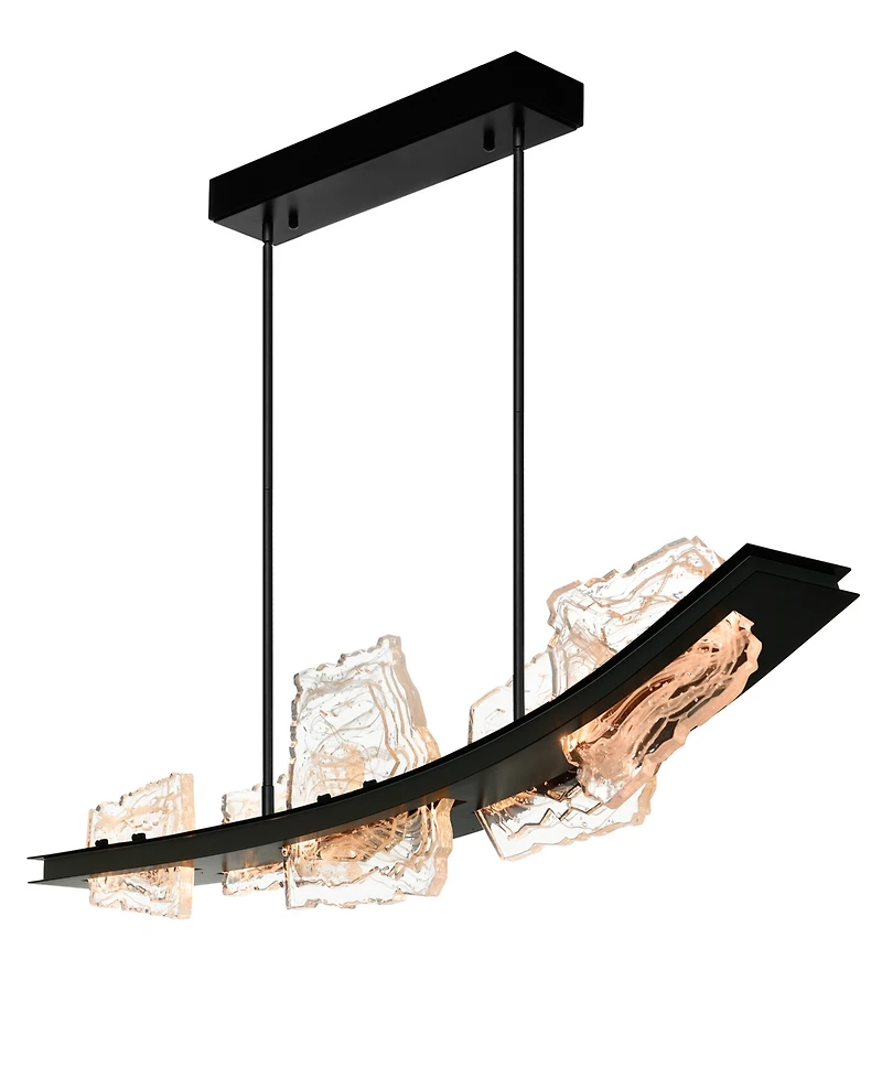 Cwi Lighting Arcus 50" Metal Chandelier