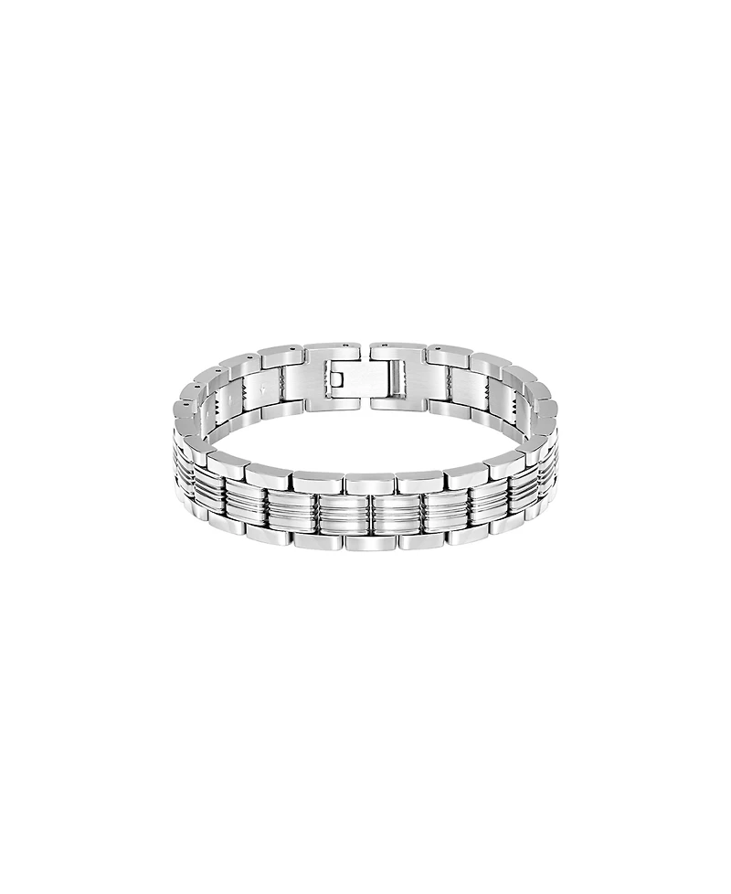 Hugo Boss Men's Boss Emblem Stainless Steel Bracelet