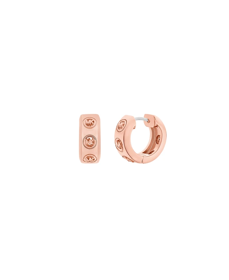 Michael Kors Logo Huggie Earrings