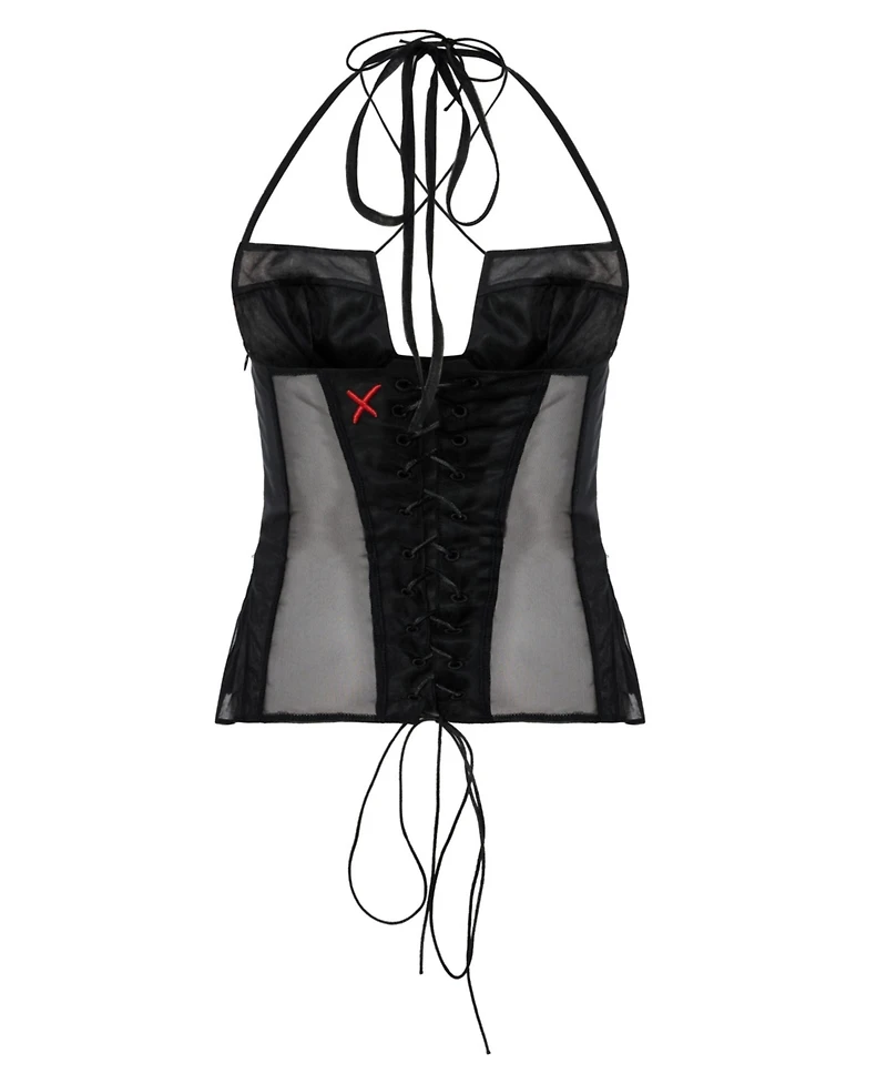 Pcfg Women's Tulle Top