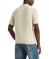 Nautica Men's Textured Short-Sleeve Polo Shirt