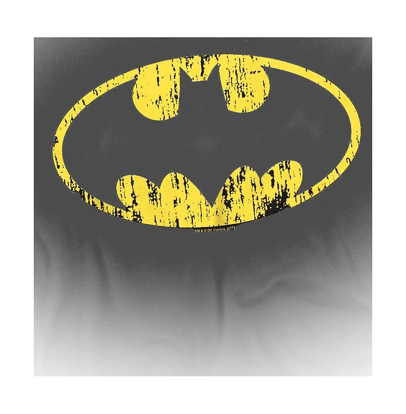 Batman Men's Classic Logo Distressed T-Shirt