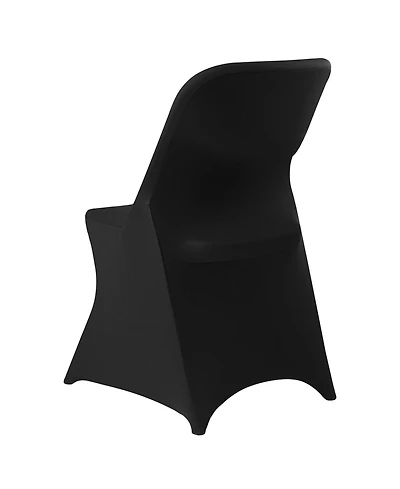 Sugift 30 Pieces Polyester Spandex Stretch Chair Covers Flat-Front Fits Up to 18.11 x 19.69 x 33.86