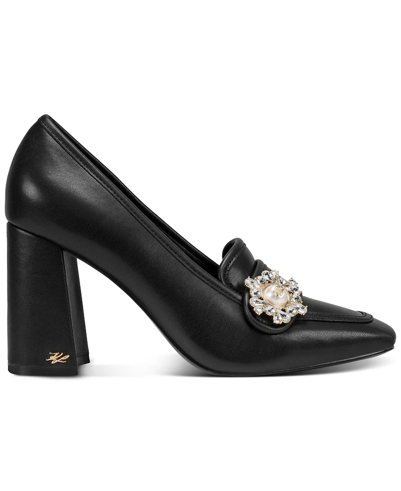 Karl Lagerfeld Paris Women's Savannah Slip-On High Pumps