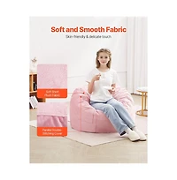 Slickblue Round Memory Foam Bean Bag Chair with Washable Cover