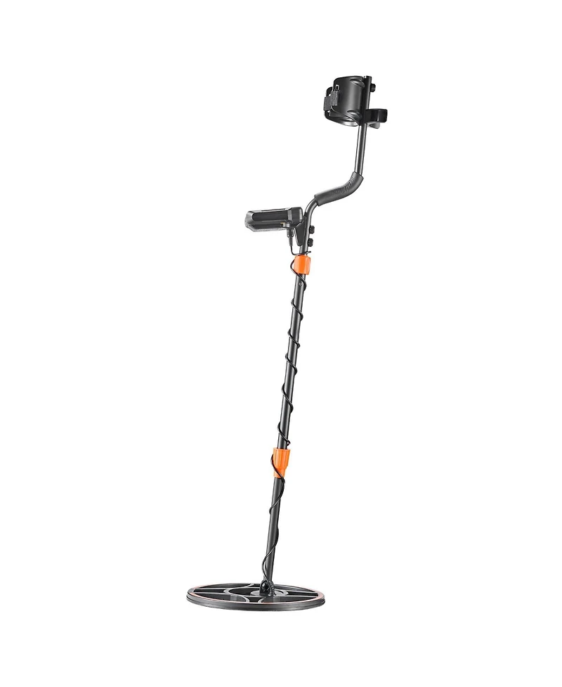 Sugift 12inches Professional High Accuracy Gold Metal Detector With IP68 Waterproof Coil 6 Modes Headphones