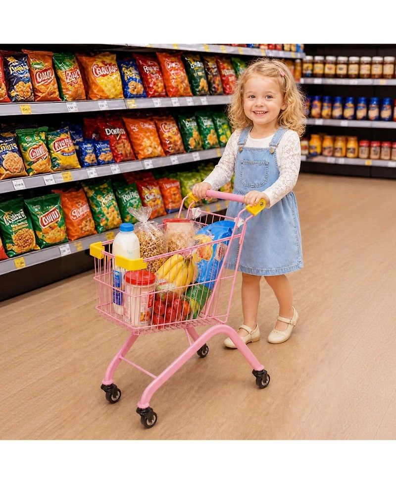 Sugift Doll-Seat Foldable Shopping Cart, Ages 3+