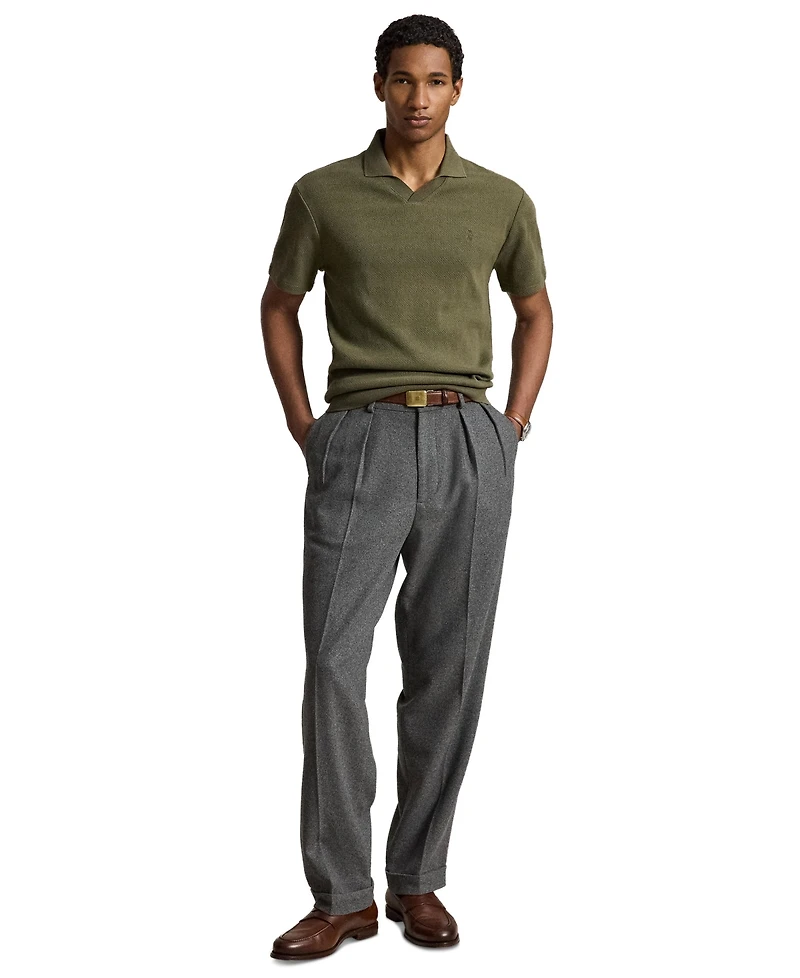 Polo Ralph Lauren Men's Pointelle-Ribbed Regular-Fit Shirt