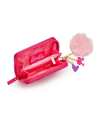 Barbie Script Kids Zip Wallet with Pom Charm