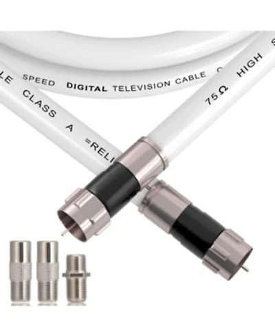 Lofree Rg6 Coaxial Cable Low Loss High Speed Tv Antenna Extension Cord