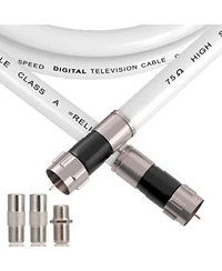 Lofree Rg6 Coaxial Cable Low Loss High Speed Tv Antenna Extension Cord