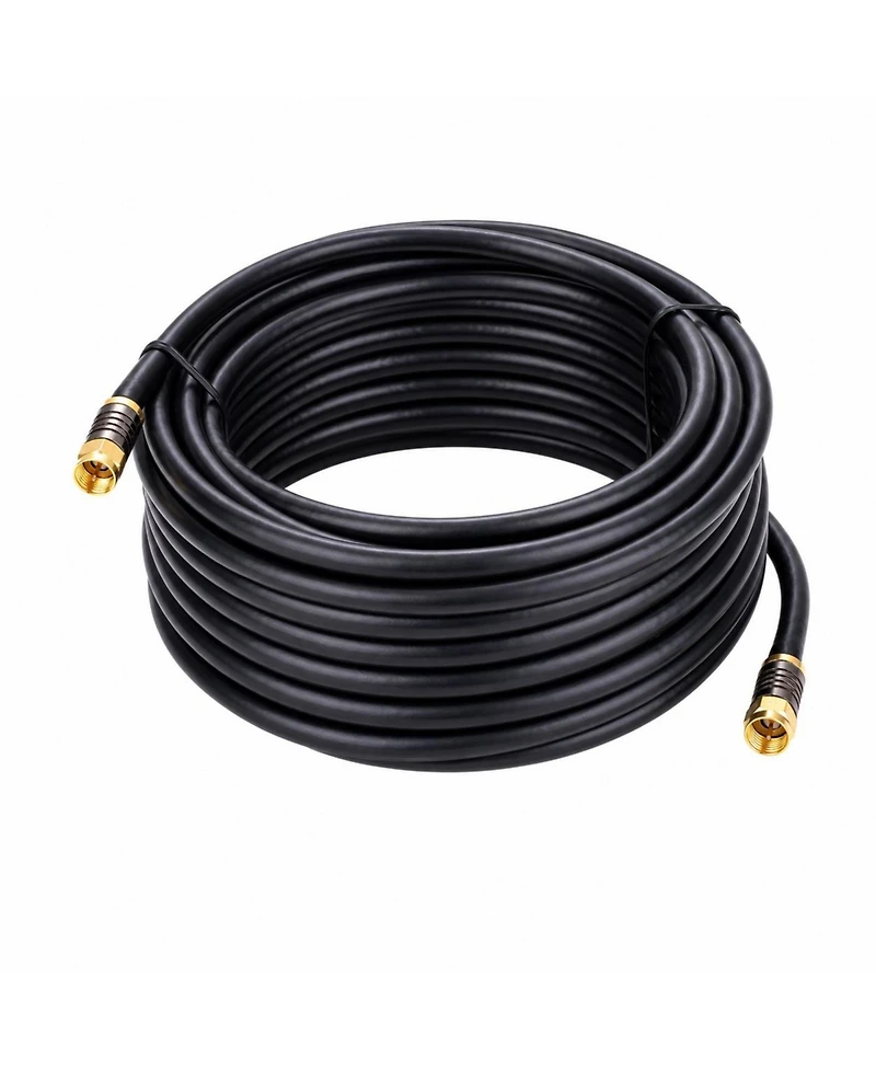 Lofree Quad-Shield RG6 Coaxial Cable 100 ft.