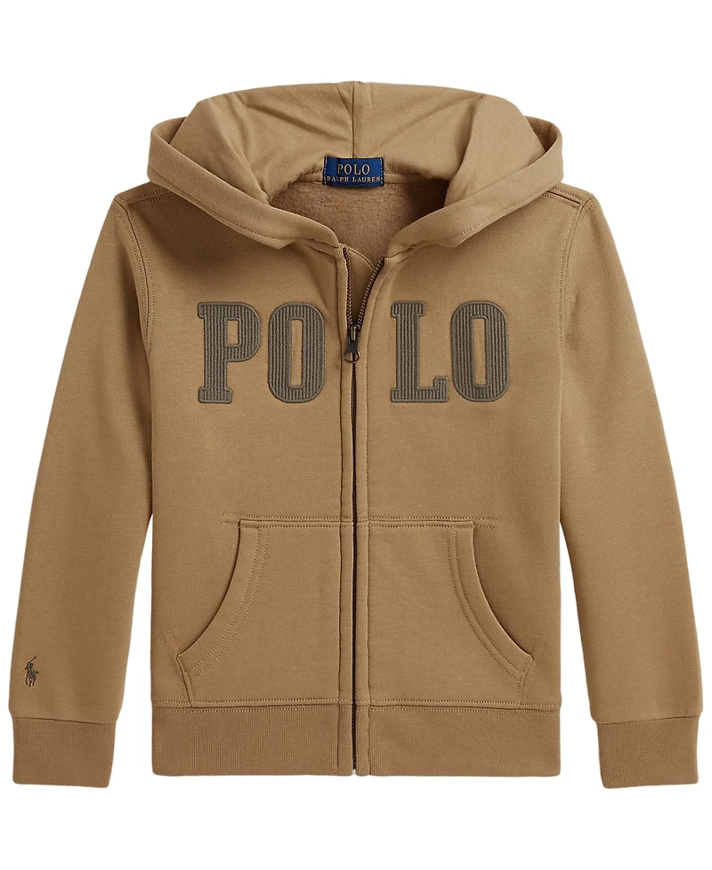 Polo Ralph Lauren Boys' 2T-7 Logo Fleece Full-Zip Hoodie