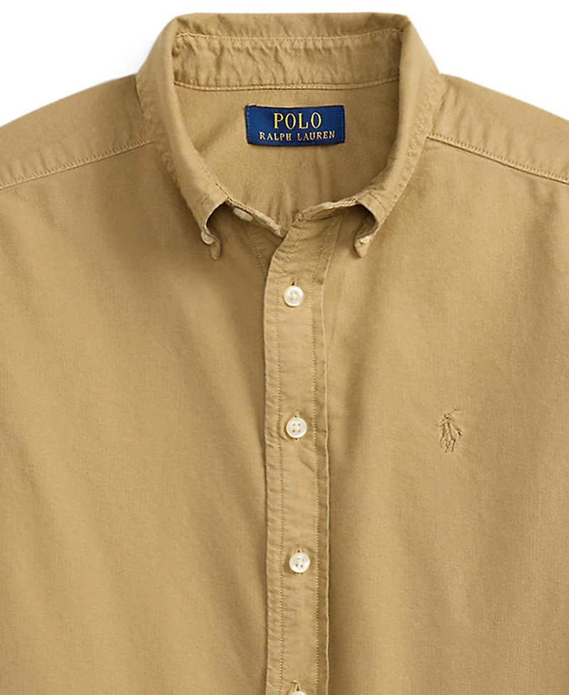 Polo Ralph Lauren Boys' 8-20 Garment-Dyed Cotton Oxford Shirt